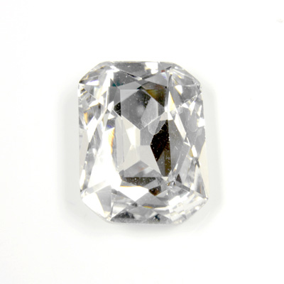 Cut Crystal Point Back Fancy Stone Foiled - Cushion Octagon 27x18.5MM CRYSTAL
