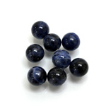 Gemstone 1-Hole Ball 08MM SODALITE