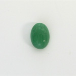 Gemstone Flat Back Carved Scarab 14x10MM AVENTURINE