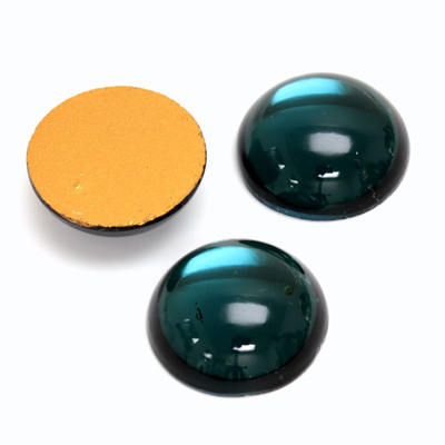 Glass Medium Dome Foiled Cabochon - Round 18MM MONTANA