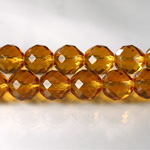 Czech Glass Fire Polish Bead - Round 10MM TOPAZ