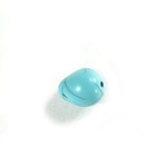 Plastic  Bead - Mixed Color Smooth Pear 12x10MM BLUE TURQ MATRIX
