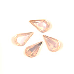 Cut Crystal Point Back Fancy Stone Foiled - Pear 13x7.8MM OPAL ROSE