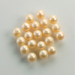 Czech Glass Pearl No-Hole Ball - 8MM CREME 70414