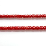 Plastic Mixed Color Heishi Bead  04MM RED CORAL