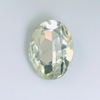 Cut Crystal Point Back Fancy Stone Foiled - Oval 30x22MM CRYSTAL