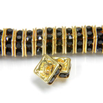 Czech Rhinestone Rondelle - Square 06MM JET-GOLD