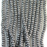 Preciosa Czech Glass Seed Bead - Round 08/0 TERRA COATED JET PEARL 28918