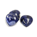 Gemstone Cabochon - Heart 18MM SODALITE