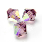 Preciosa Crystal Bead - Bicone 06MM LT AMETHYST AB