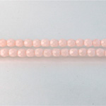 Czech Glass Fire Polish Bead - Round 04MM MATTE LT ROSE 43473