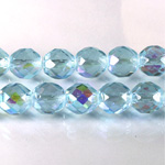 Czech Glass Fire Polish Bead - Round 10MM ALEXANDRITE AB