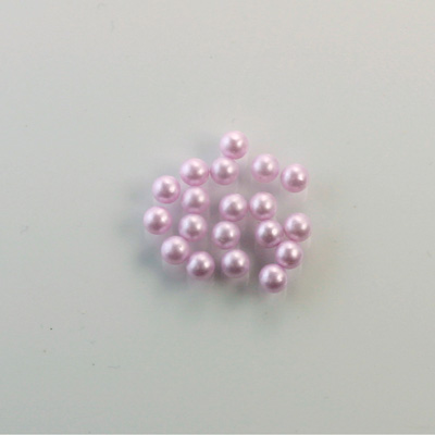Czech Glass Pearl No-Hole Ball - 2MM LAVENDER 70427
