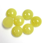 Gemstone Cabochon - Round 11MM JADE OLIVE