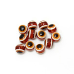 Plastic Eye Bead - Round 08MM SMOKE TOPAZ