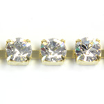 Preciosa MAXIMA Crystal Rhinestone Cup Chain - SS29 CRYSTAL-RAW