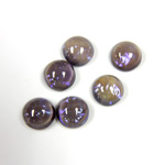 Glass Medium Dome Lampwork Cabochon - Round 09MM OPAL TANZANITE (04792)