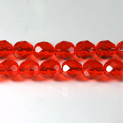 Czech Glass Fire Polish Bead - Round 08MM HYACINTH