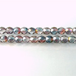 Czech Glass Fire Polish Bead - Round 05MM VIOLET-BLUE 91006