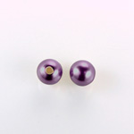 Czech Glass Pearl 1-Hole Ball - 10MM AMETHYST 70979