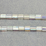 Czech Glass Fire Polished Bead - Atlas 06x4MM CRYSTAL AB