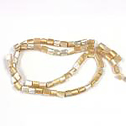 Shell Bead - Smooth Tube 06x5MM.5MM BROWN TROCHUS