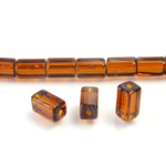 Glass Bead Table Polished - 08x4MM MADEIRA TOPAZ