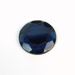 Plastic Flat Back Foiled Rose Cut Rhinestone - Round 25MM MONTANA