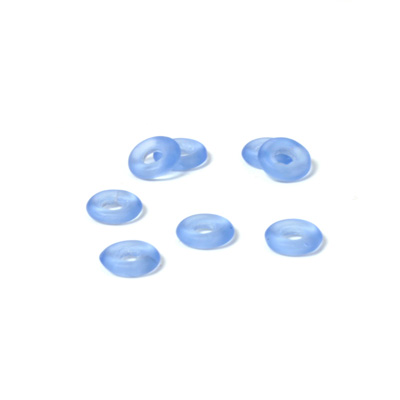 Czech Pressed Glass Ring - 06MM MATTE SAPPHIRE