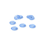 Czech Pressed Glass Ring - 06MM MATTE SAPPHIRE