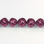 Czech Glass Pearl Bead - Baroque Round 03MM AMETHYST 70979