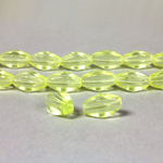 Czech Pressed Glass Bead - Lantern 11x7MM JONQUIL