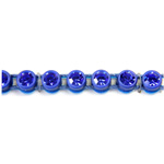 Plastic Rhinestone Banding 1 Row PP26 (SS13) SAPPHIRE-NAVY