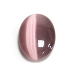 Fiber-Optic Cabochon - Oval 30x22MM CAT'S EYE LT PURPLE