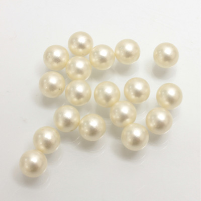 Plastic Pearl No-Hole Ball 06MM WHITE