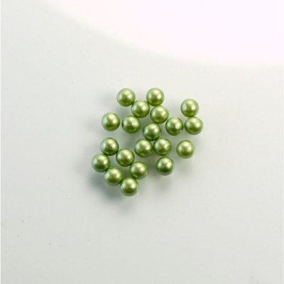 Czech Glass Pearl No-Hole Ball - 2MM DARK OLIVE 70458