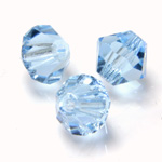 Preciosa Crystal Bead - Bicone 06MM AQUAMARINE