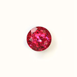 Glass Point Back Tin Table Cut (TTC) Foiled - Round 60SS ROSE