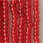 Preciosa Czech Glass Seed Bead - Round 08/0 RUBY SL 97090