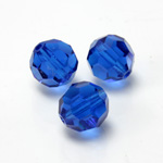 Preciosa Crystal Bead Regular Cut - Round 06MM CAPRI BLUE