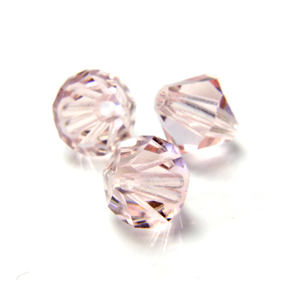 Preciosa Crystal Bead - Bicone 04MM LT ROSE