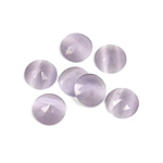 Fiber-Optic Flat Back Cabochon - Rauten Rose Round 09MM CAT'S EYE TANZANITE