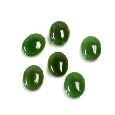 Gemstone Cabochon - Oval 10x8MM TAIWAN JADE