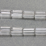 Czech Glass Fire Polished Bead - Atlas 12x7MM CRYSTAL