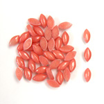 Gemstone Cabochon - Navette 06x3MM DOLOMITE DYED CORAL