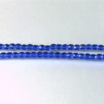 Czech Glass Fire Polish Bead - Round 02MM SAPPHIRE