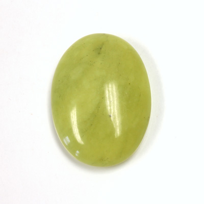 Gemstone Cabochon - Oval 30x22MM JADE OLIVE