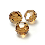 Preciosa Crystal Bead Regular Cut - Round 04MM LT COLORADO TOPAZ