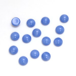 Glass Medium Dome Cabochon - Round 05MM MOONSTONE BLUE