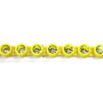 Plastic Rhinestone Banding 1 Row PP26 (SS13) JONQUIL-LEMON